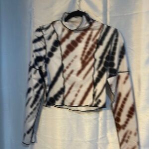NWOT Women’s SHEIN Tie Dye Crop Top Size XL